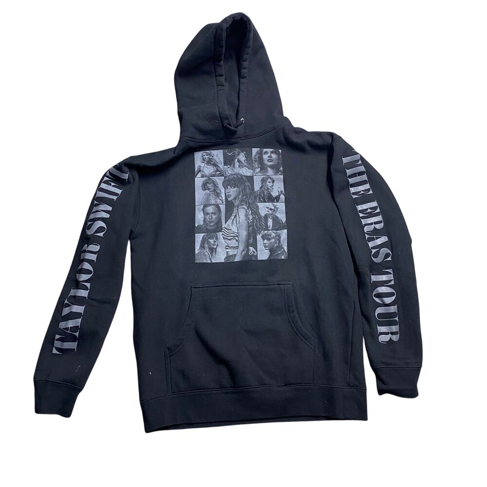 Taylor Swift The Eras Tour US Dates Black Hoodie Medium Official Merch